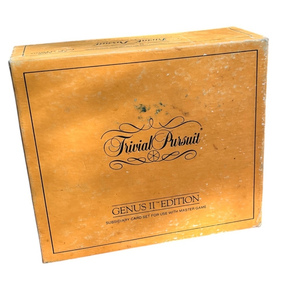 Vintage 1984 Trivial Pursuit Genus II Edition Card Set